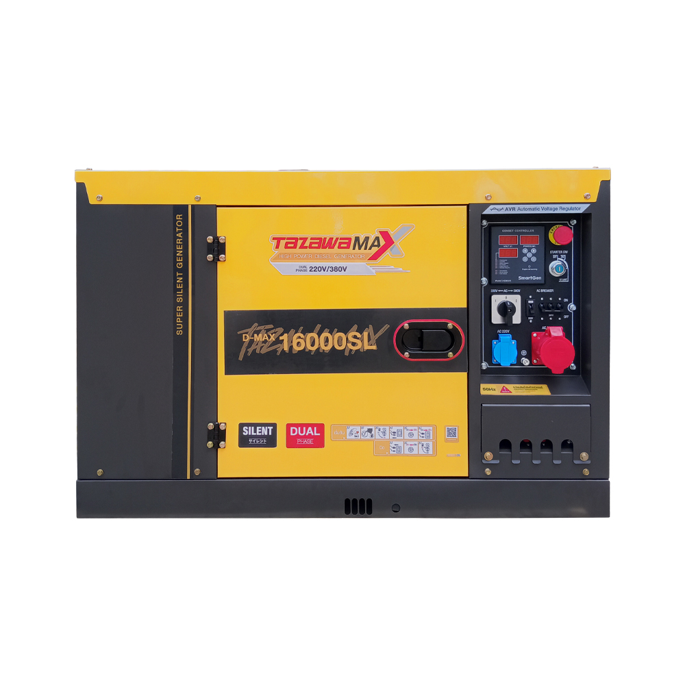 Diesel generator, model D-MAX 16000SL-1-1000x1000 เครื่องปั่นไฟดีเซล รุ่น D-MAX 16000SL